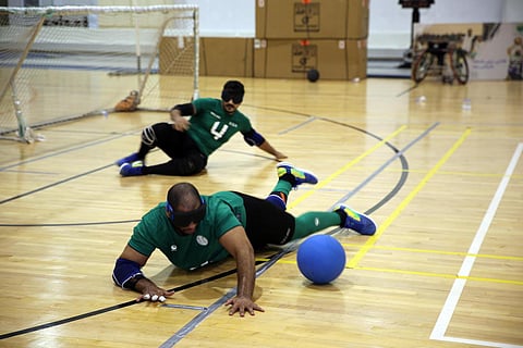 منتخب كرة الهدف يبدأ استعداداته لدورة الألعاب العربية