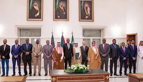 وفدا الجيش السوداني وقوات الدعم السريع في مفاوضات جدة