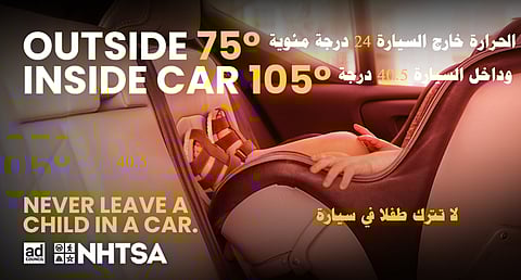 حرارة الطفل ترتفع 5 مرات أسرع من الكبار.. 8 حقائق خطيرة عن ترك الطفل في سيارة مغلقة هذا الصيف