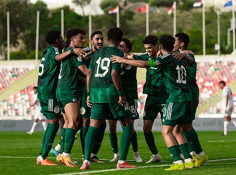 "الأخضر" يتأهل لنصف نهائي دورة الألعاب العربية