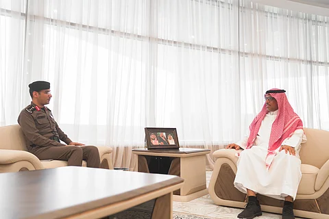 أمين جازان يناقش مع مدير مرور المنطقة إجراءات السلامة المرورية