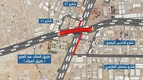 غدًا.. إغلاق جسر طريق الملك عبدالعزيز "طريق الميناء تقاطع طريق الملك فهد" بالدمام