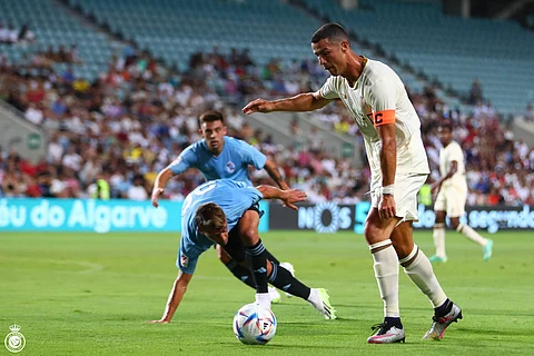 جانب من اللقاء الودي بين النصر وسيلتا فيجو الإسباني