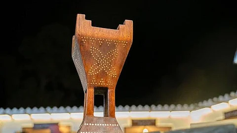الجناح السعودي بمهرجان "جرَش" يستعرض فنون الأعمال الخشبية