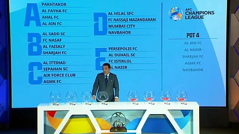 قرعة دوري أبطال آسيا.. مواجهات صعبة تنتظر الهلال والنصر والاتحاد والفيحاء