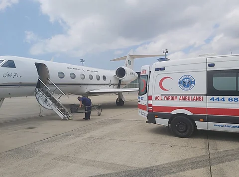 نقل مواطنة بالإخلاء الطبي من إسطنبول لاستكمال علاجها في المملكة