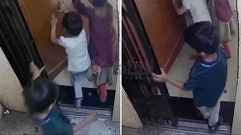مصرع طفل داخل مصعد.. حقيقة فيديو متداول في مصر