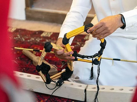 العقال السعودي يلفت أنظار زوار مهرجان جرش للثقافة والفنون