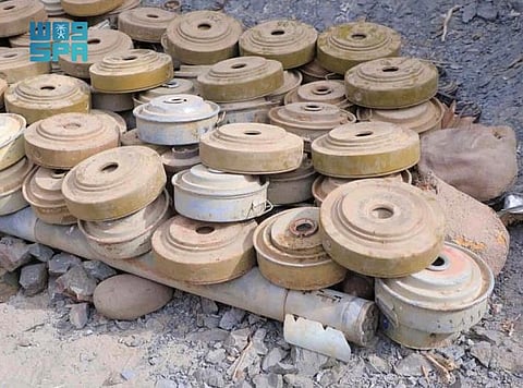 "مسام": انتزاع 867 لغمًا خلال الأسبوع الثالث من شهر أغسطس