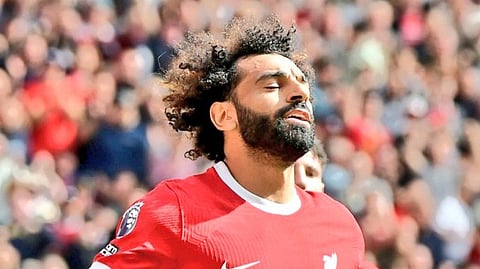 نجم ليفربول الإنجليزي محمد صلاح