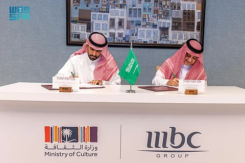 "بدر بن عبدالله والوليد بن إبراهيم" يوقعان مذكرةً للتفاهم بين "الأفلام" و"MBC"