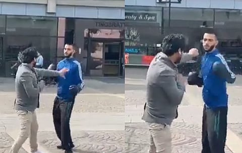 بالفيديو .. العراقي الذي أحرق نسخة من المصحف يتعرض إلى الضرب في السويد