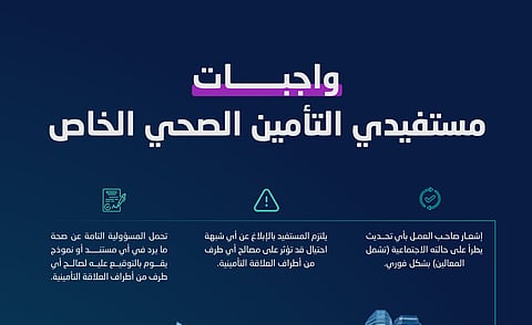 "الضمان الصحي" يوضح واجبات مستفيدي التأمين الصحي الخاص