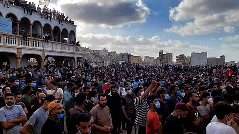 مظاهرات درنة