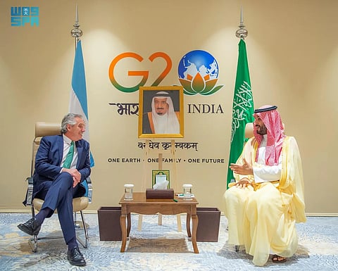 قمة العشرين.. ولي العهد يلتقي رئيس جمهورية الأرجنتين