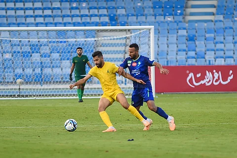 جانب من منافسات الدوري السعودي الرديف
