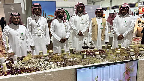 مركز الغطاء النباتي يشارك في مهرجان تمور القويعية في نسخته الخامسة