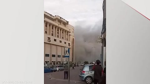 تضرر مستشفى القدس في غزة بعد قصف إسرائيلي