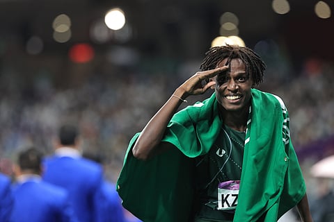 "غزواني" ينتزع الميدالية السعودية الخامسة في آسياد هانغتشو 2022.. "الفيصل" يهنئ.. و"ابن جلوي" توّجَه بالذهبية