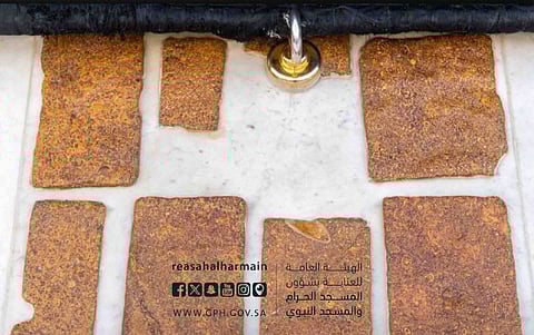 على شاذروان الكعبة.. قصة "8 قطع من المرمر النادر" ترويها "شؤون الحرمين"
