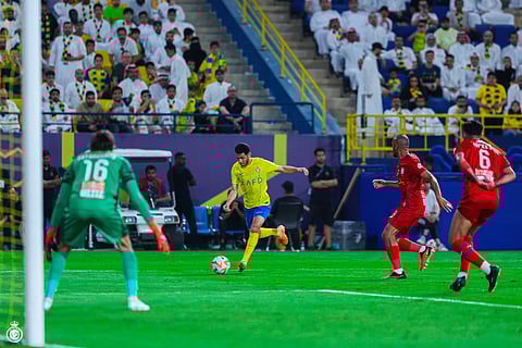 جانب من لقاء النصر وأبها