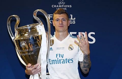 لاعب ريال مدريد الإسباني توني كروس
