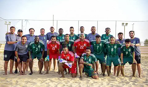 المنتخب السعودي الأول لكرة القدم الشاطئية