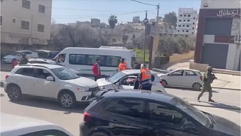 إطلاق نار على مركبة إسرائيلية في منطقة حوارة بنابلس