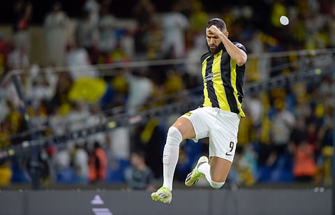 كريم بنزيما لاعب الاتحاد