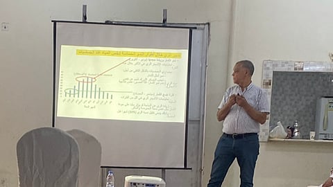 محمد العثماني يلقي محاضرة عن ممارسات الري الجيدة للحمضيات