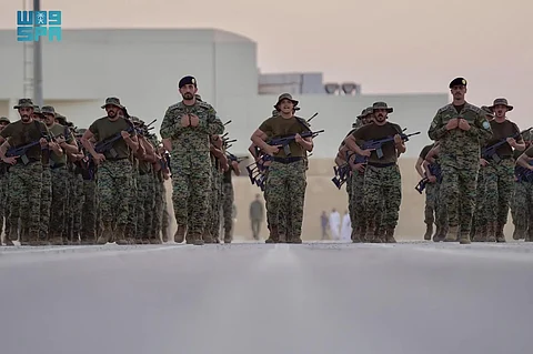 شاهد.. الأفواج الأمنية تشارك في التمرين التعبوي المشترك الـ5 لقطاعات قوى الأمن الداخلي