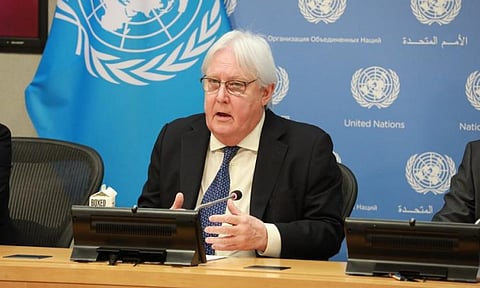 وكيل الأمين العام للأمم المتحدة للشؤون الإنسانية مارتن جريفيث