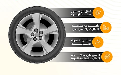"المرور السعودي": 4 خطوات لتفادي انفجار إطار المركبة مع ارتفاع درجات الحرارة