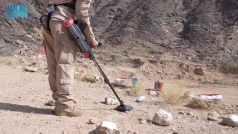خلال أسبوع.. "مسام" ينتزع 730 لغمًا في أراضي اليمن