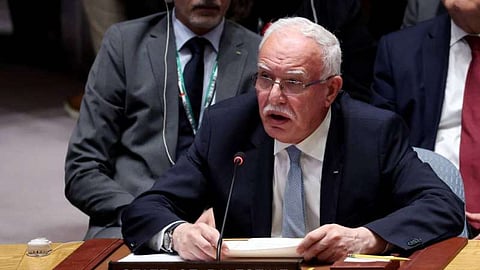 وزير الخارجية الفلسطيني رياض المالكي