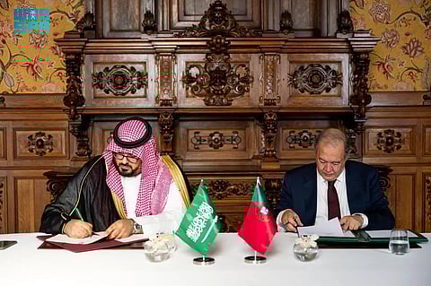 وزير الاقتصاد فيصل الإبراهيم يوقع مذكرة تفاهم مع رئاسة مجلس الوزراء البرتغالية