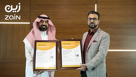 "زين السعودية" تحصل على شهادتَي آيزو لإدارة استمرارية الأعمال وأمن المعلومات