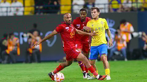 جانب من لقاء النصر وأبها