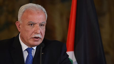 وزير الخارجية الفلسطيني رياض المالكي