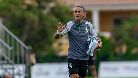 المدير الفني للمنتخب السعودي روبرتو مانشيني