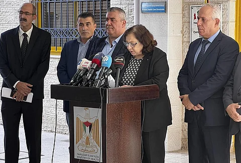 وزيرة الصحة الفلسطينية مي الكيلة
