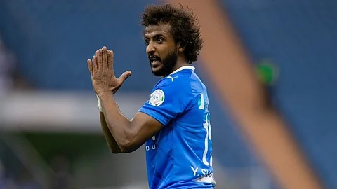 لاعب نادي الهلال ياسر الشهراني