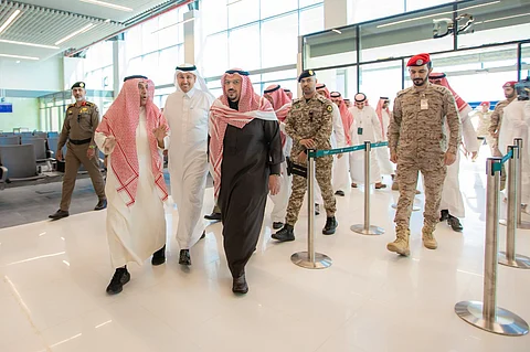 افتتاح صالة السفر الداخلية بمطار الأمير نايف بن عبدالعزيز الدولي