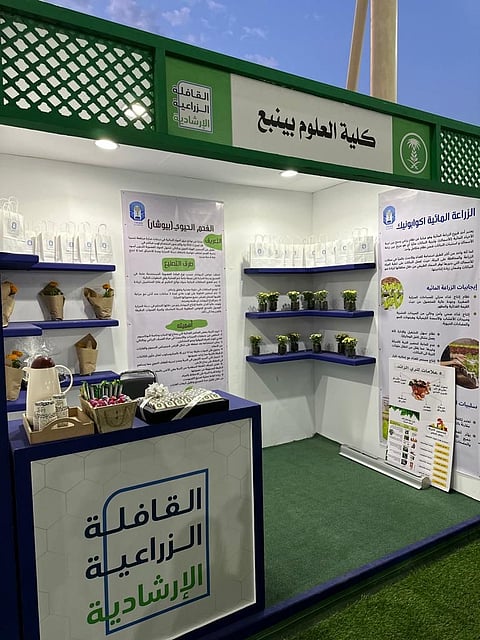 "علوم" جامعة طيبة تُشارك في القافلة الإرشادية الزراعية بينبع