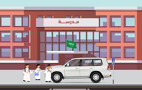 "المرور" يحذّر من الوقوف في الأماكن المخصّصة للمشاة حول المدارس