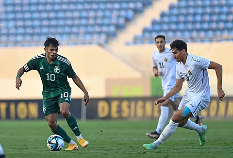 الأخضر الأولمبي يتغلب على منتخب الأردن في افتتاح الدورة الدولية الودية