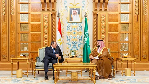ولي العهد و"السيسي" يتفقان على ضرورة تكثيف التشاور والتنسيق بين المملكة ومصر لتأكيد الرؤية العربية والإسلامية بشأن القضية الفلسطينية