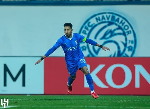 لاعب الهلال سالم الدوسري