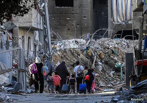 "الأمم المتحدة" تعلن إجلاء 50 ألف فلسطيني إضافي من شمال غزة إلى الجنوب