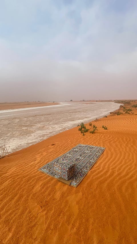 بالصور.. جريان أودية رماح والمزيرع وغيانة والشوكي شمال الرياض